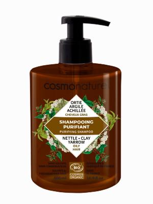 Shampoing douche Purifiant cheveux gras Ortie Argile (500ml)