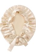 Bonnet pure Soie Silk Beige Champagne 