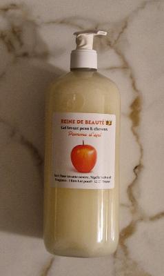 Gel lavant Reine de Beauté Pomme d'Api (visage cheveux & corps)1 litre